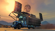 Imagen cinemática del Autobús del festival en el Social Club de Rockstar Games del 2019.