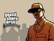 Artwork de OG Loc en la versión móvil de GTA: SA.