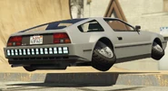 El Deluxo con el modo vuelo en acción (in-game).