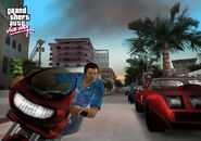 Parte del Phoenix visto en la beta de Grand Theft Auto: Vice City.