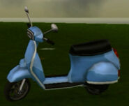 La Faggio Azul en Grand Theft Auto: Liberty City Stories.