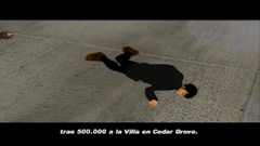 El cadáver de Asuka en el piso.