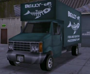 Un Triad Fish Van en GTA III.