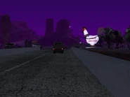 AutoviaLV5.jpg (71 kB) Vista de "Las Payasadas" con el "Pollo más grande del mundo"