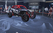 El Outlaw que apareció en exhibición como vehículo del podio en la Ruleta de la Fortuna en el evento Bonificaciones de GTA Online (Septiembre 2021 Parte 2).