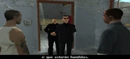 Woozie diciéndole a ambos que sólo un ataque más y el Loco Syndicate caerá.