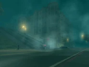 Calton Heights en plena neblina.