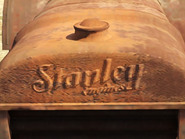 El logo de Stanley en un Tractor.