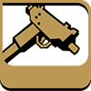 Icono de la Uzi en la versión móvil de Grand Theft Auto III.
