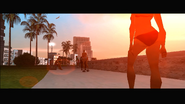 Perspectiva de Vice City Beach.