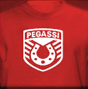 La camiseta de Pegassi en la agencia Premium Deluxe Motorsport.