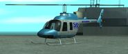 Un News Chopper en Grand Theft Auto: San Andreas.