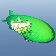Dirigible con cubierta de Sprunk X-treme.