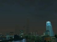 Los Santos de noche, desde los jardines del observatorio de Verdant Bluffs.