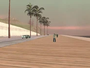 Vista de Las colinas en plena atardecer.