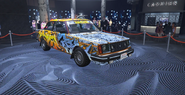 El Nebula Turbo que aparece en exhibición como premio del podio en la Ruleta de la Fortuna durante las Bonificaciones de GTA Online (Octubre 2021 Parte 1).