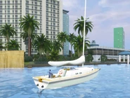 Parte posterior de un Marquis en Grand Theft Auto: Vice City The Definitive Edition.