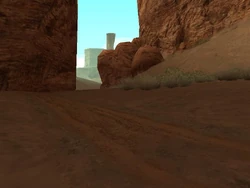 Comienzo del camino norte.