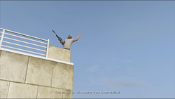 Trevor después de haberle salvado a Michael.