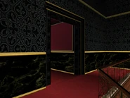 Salida del pasadizo hacia el segundo piso.