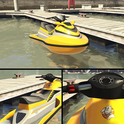 Speedophile Seashark Normal GTA V para GTA San Andreas