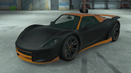 811 de color único con matrícula SL1CK en la actualización GTA Online: Importaciones/Exportaciones.