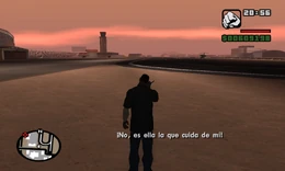 Carl bromeando un poco con Sweet.