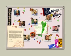 El tablón como se ve en la versión  del juego.