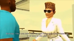 Reni pidiendo a Vic que le lleve al aeropuerto.