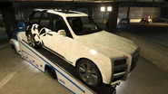 La Jubilee que apareció en exhibición como premio del podio en el club de coches de LS en la Primera semana de Agents of Sabotage.