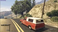 Parte trasera de una Yosemite modificada como la Farm Truck