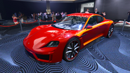 El Neon que aparece en exhibición como vehículo del podio en la Ruleta de la Fortuna durante la Semana de Asalto al ATT-16 (septiembre 2024).