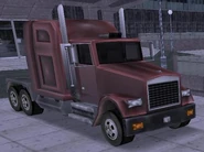 Un automóvil estilo camión en GTA III.