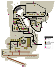 Mapa de la ubicación de los Paquetes Ocultos de Shoreside Vale