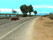 Las dos entradas a los desvíos.