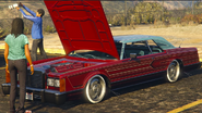 Otro Virgo Classic personalizado modificado de las misiones de exportación en GTA Online.