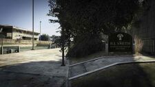 Cartel del "BJ Smith Recreation Center and Park" en Grand Theft Auto V