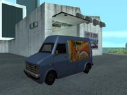 Una Rumpo con la tipografía del Cook o Pops en Grand Theft Auto: San Andreas