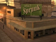 Cartel de Sprunk de Blueberry.