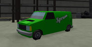 Burrito de Sprunk en Grand Theft Auto: Chinatown Wars en plano normal (PSP).