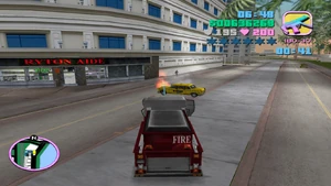 Apagando fuego.