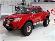 La Toyota Hilux Polar Arctic.