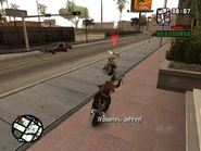 OG Loc y Freddy disparándose.