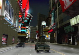 El centro de Punta de Bedford, en Grand Theft Auto III.