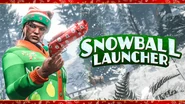 Imagen promocional del Lanzabolas de nieve.