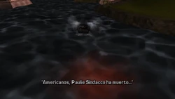 La muerte de Sindacco.