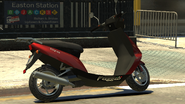 Parte trasera del Faggio de GTA IV.