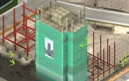 Beta de la construcción Staunton Plaza.