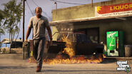 Rebel destruida por Trevor en GTA V