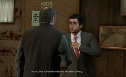 Llegada del traductor.